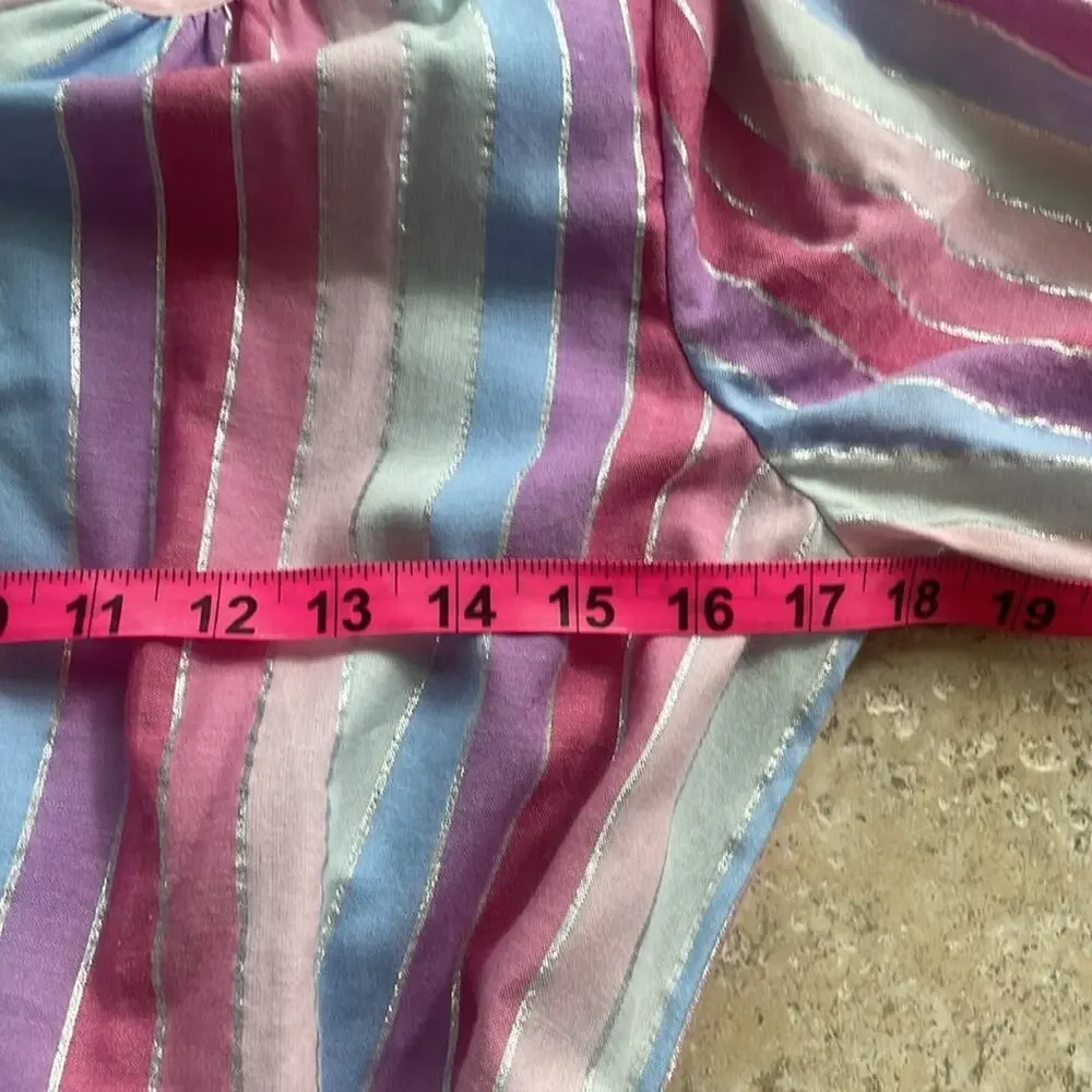 J.Crew Belted button-up dress in pastel stripe